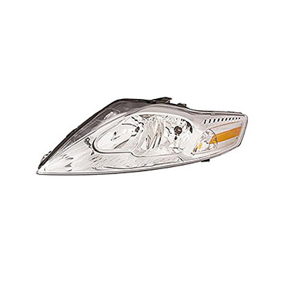 Right Front Headlight, H7+H1 - Electric with Motor
