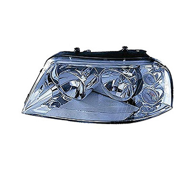 Right Front Headlight, H7+H1 - Electric with Motor