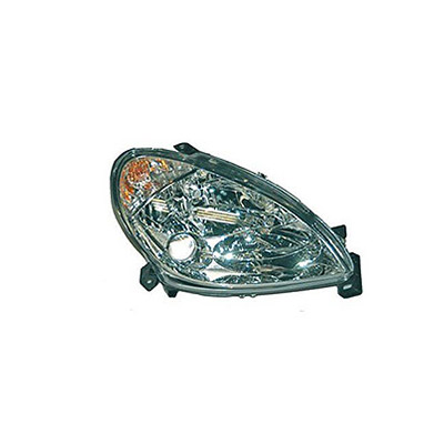 Right Front Headlight, H7+H1 - Electric with Motor