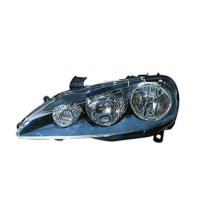Left Front Headlight, H7+H1 - Electric with Motor