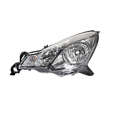 Left Front Headlight, H7+H1 - Electric with Motor