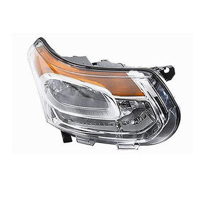 Left Front Headlight, H7+H1 - Electric with Motor