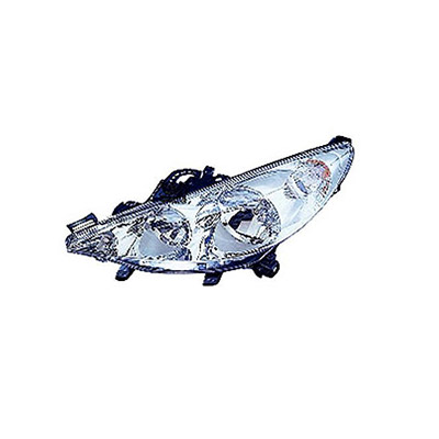 Left Front Headlight, H7+H1 - Electric with Motor