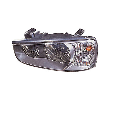 Left Front Headlight, H7+H1 - Electric with Motor