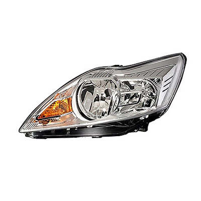 Left Front Headlight, H7+H1 - Electric with Motor