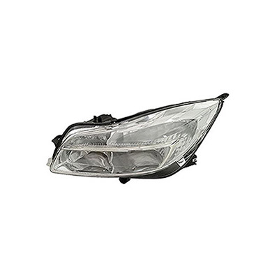 Left Front Headlight, H7+H1 - Electric with Motor