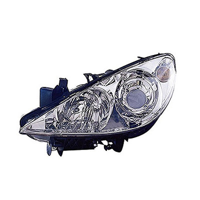 Left Front Headlight, H7+H1 - Electric with Motor