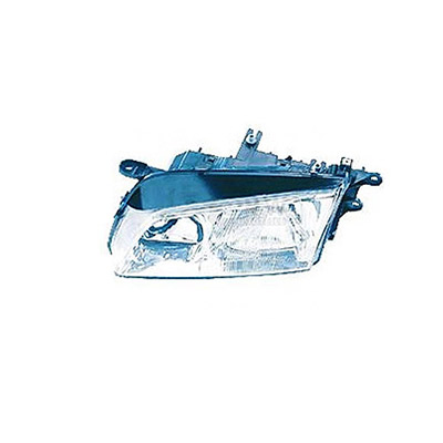 Left Front Headlight, H7+H1 - Electric with Motor