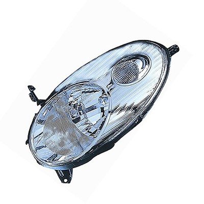 Front Headlight - H4 - Electric without Motor, Left side