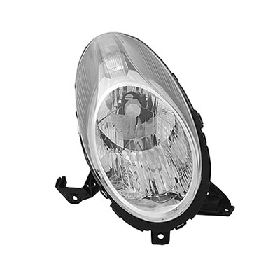 Front Headlight - H4 - Electric without Motor, Left side