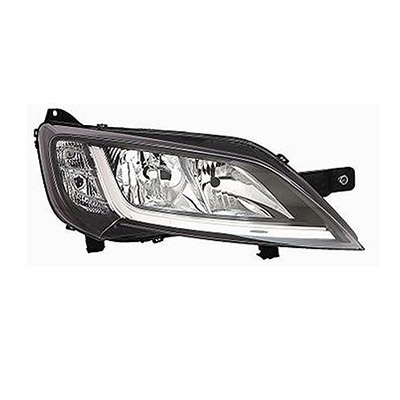 Front Headlight Right side - H7+H7 - Electric with Motor