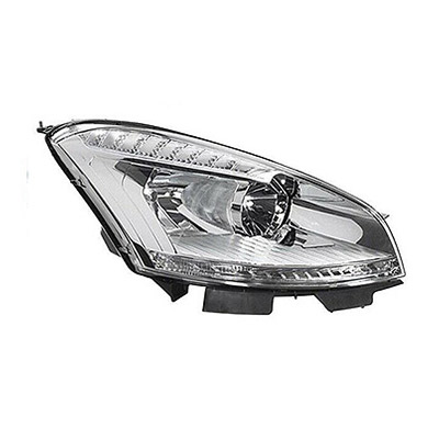 Front Headlight Right side - H7+H7 - Electric with Motor