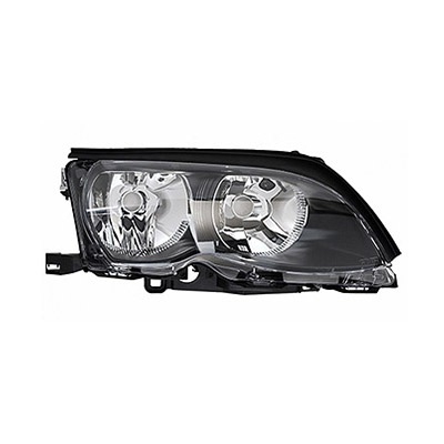 Front Headlight Right side - H7+H7 - Electric with Motor