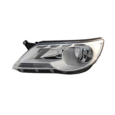Front Headlight Right side - H7+H7 - Electric with Motor