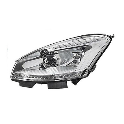 Front Headlight Left side - H7+H7 - Electric with Motor
