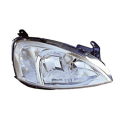 Front Headlight Left side - H7+H7 - Electric with Motor