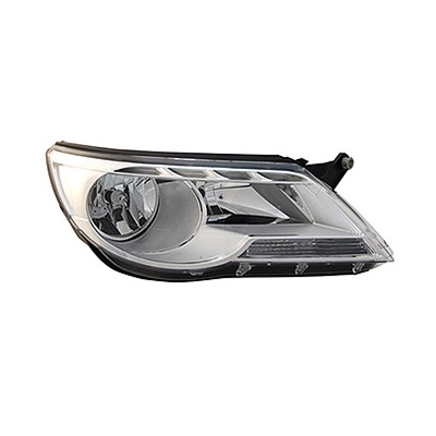 Front Headlight Left side - H7+H7 - Electric with Motor