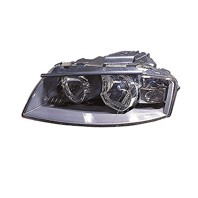 Front Headlight Left side - H7+H7 - Electric with Motor