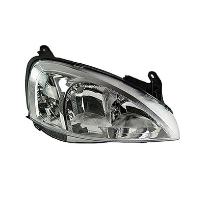Front Headlight - H7+H1 - Electric, Right side