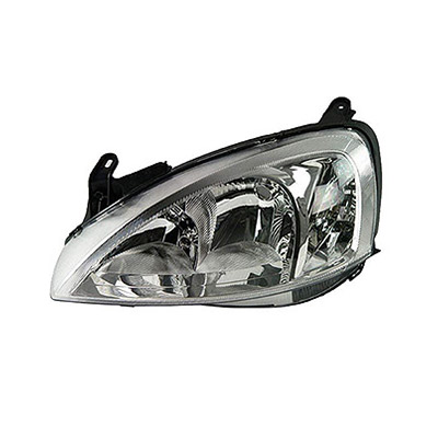 Front Headlight - H7+H1 - Electric, Left side
