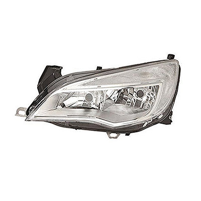 Front Headlight Left side Electric with Motor Chromed OPEL ASTRA