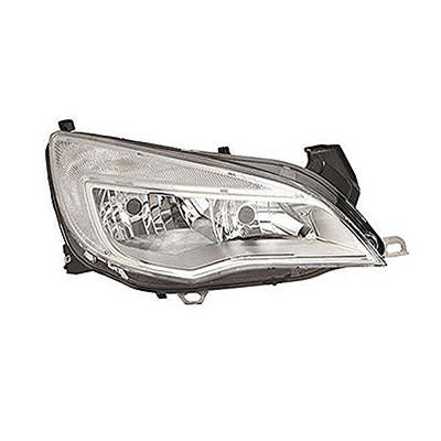 Front Headlight Right side Electric with Motor Chromed OPEL ASTRA