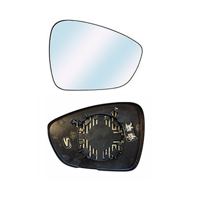 Heated Exterior Mirror Replacement Glass right