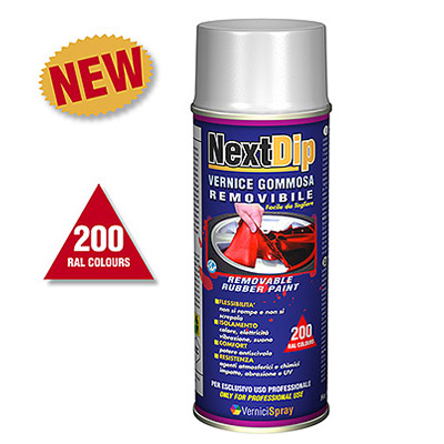 NextDip Removable Rubber coating in spray can in every RAL colours
