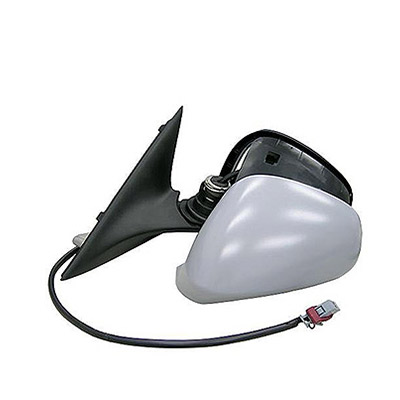 Left Electric Heated Wing Mirror Primed Cover, aspherical, with temperature sensor 