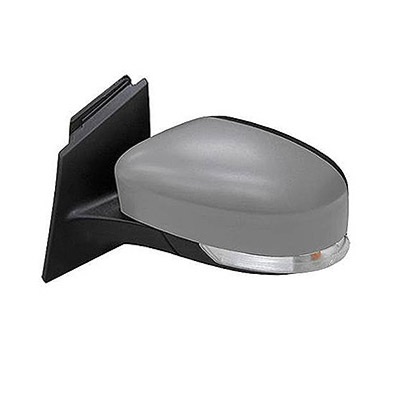 Left Electric Heated Wing Mirror Primed Cover, aspherical, with temperature sensor 
