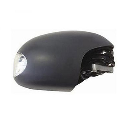 Primed Right Electric Heated Door Mirror with temperature sensor and turn signal