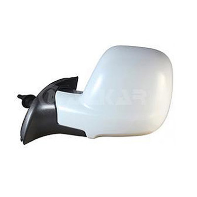 Left Mechanical Primed Door Mirror with Cables