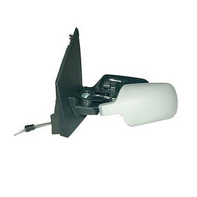 Left Mechanical Primed Door Mirror with Cables