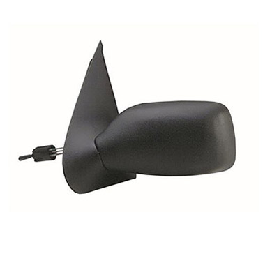 Left Mechanical Primed Door Mirror with Cables