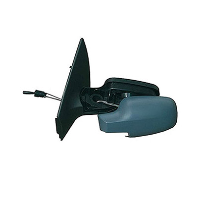 Left Mechanical Primed Door Mirror with Cables