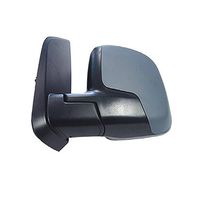 Left Mechanical Primed Door Mirror with Cables