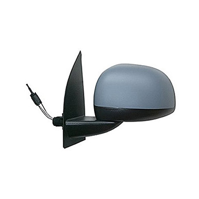 Left Mechanical Primed Door Mirror with Cables