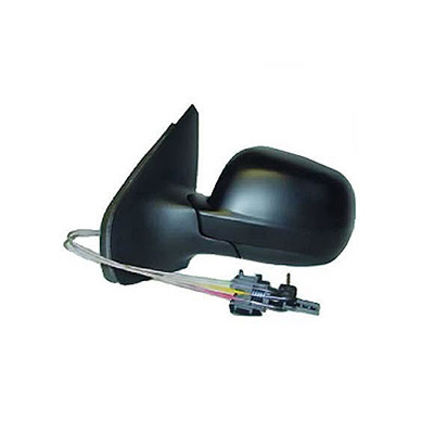 Left Mechanical Primed Door Mirror with Cables