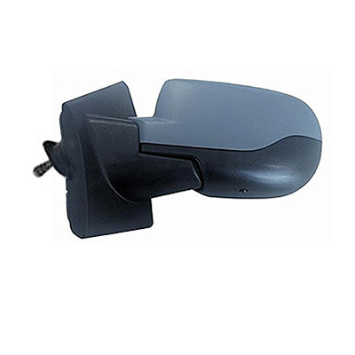 Left Mechanical Primed Door Mirror with Cables