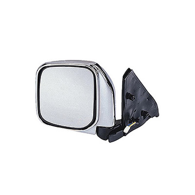 Left Door Mirror Chrome MITSUBISHI PAJERO