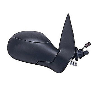Right Mechanical Black Door Mirror with Cables