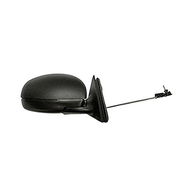Right Mechanical Black Door Mirror with Cables