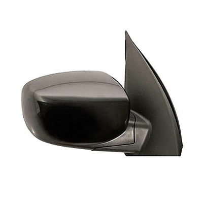 Right Mechanical Black Door Mirror with Cables