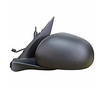 Left Mechanical Black Door Mirror with Cables