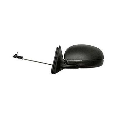 Left Mechanical Black Door Mirror with Cables