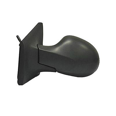 Left Mechanical Black Door Mirror with Cables