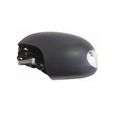 Left Electric Heated Door Mirror with turn signal, Primed surface