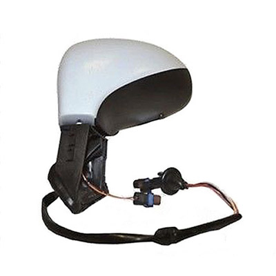 Left Electric Heated Door Mirror with turn signal, Primed surface