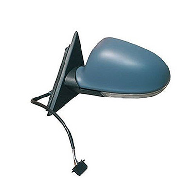 Left Electric Heated Door Mirror with turn signal, Primed surface