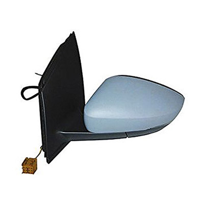 Left Electric Heated Door Mirror with turn signal, Primed surface